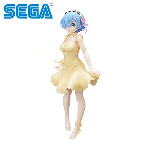 【日本正版】雷姆 黃寶石 Ver. 公仔 Re:從零開始的異世界生活 REM 模型 20cm SEGA - 493223