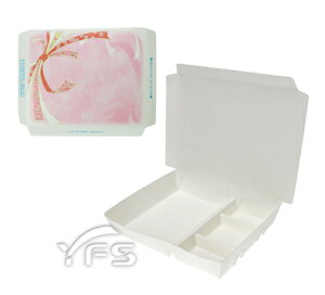 左右四格紙餐盒403 (點心/外帶/外食/自助餐/紙製)【裕發興包裝】HF020/RS0203