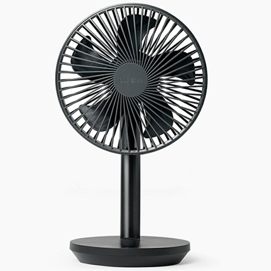 N9 FAN LUMENA STAND 4 USB桌上型擺頭隨行風扇 炭黑