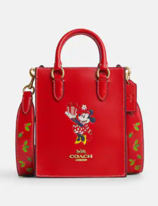 五折 (預購) Coach 迪士尼米奇手機包 Disney X Coach North South Mini Tote With Minnie Mouse
