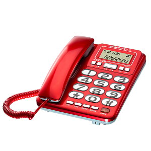 【福利品有刮傷】 台灣三洋SANLUX 來電顯示電話機 TEL-857(大鈴聲)