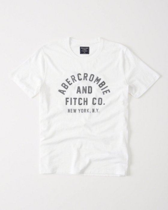美國百分百【Abercrombie & Fitch】T恤 AF 短袖 T-shirt 短T 麋鹿 特價 白色XS S號 I133