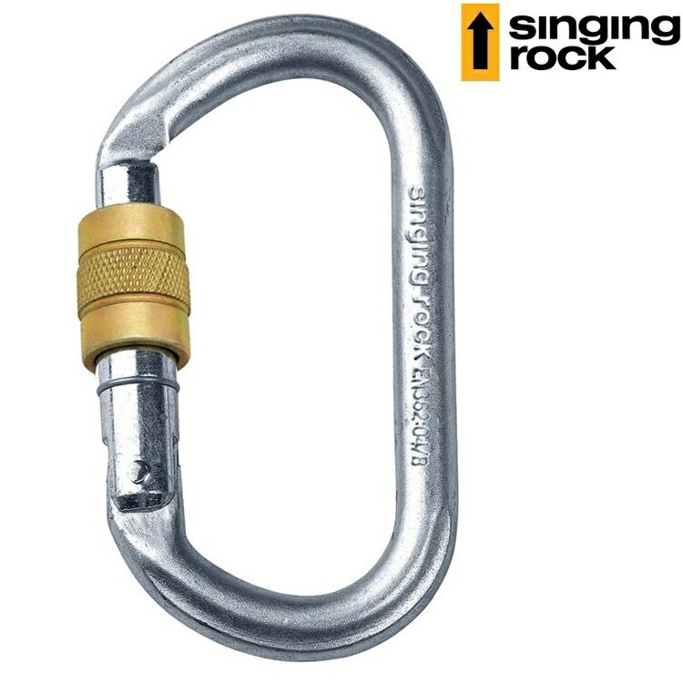 Singingrock OVAL STEEL Connector / SCREW 高強度鋼製O型環 K4241ZO05