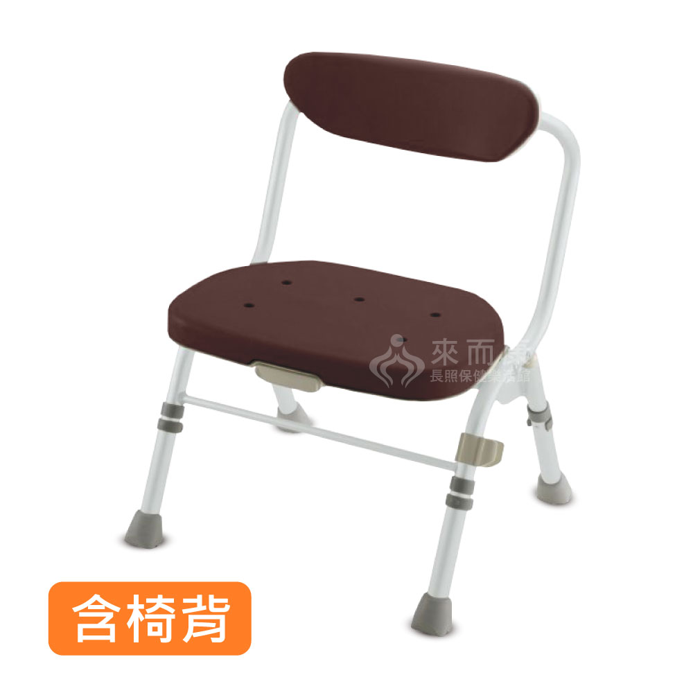 <br/><br/>  47982 Richell 可收摺 大面積洗澡椅 含椅背 R型 咖啡色<br/><br/>