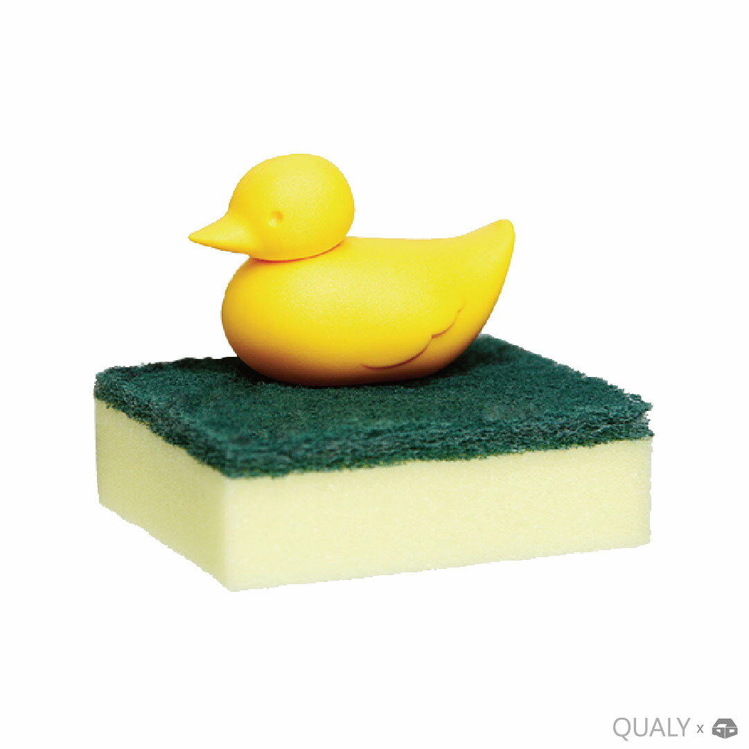 【築實精選】QUALY × 戲水黃色小鴨海綿架Duck Sponge