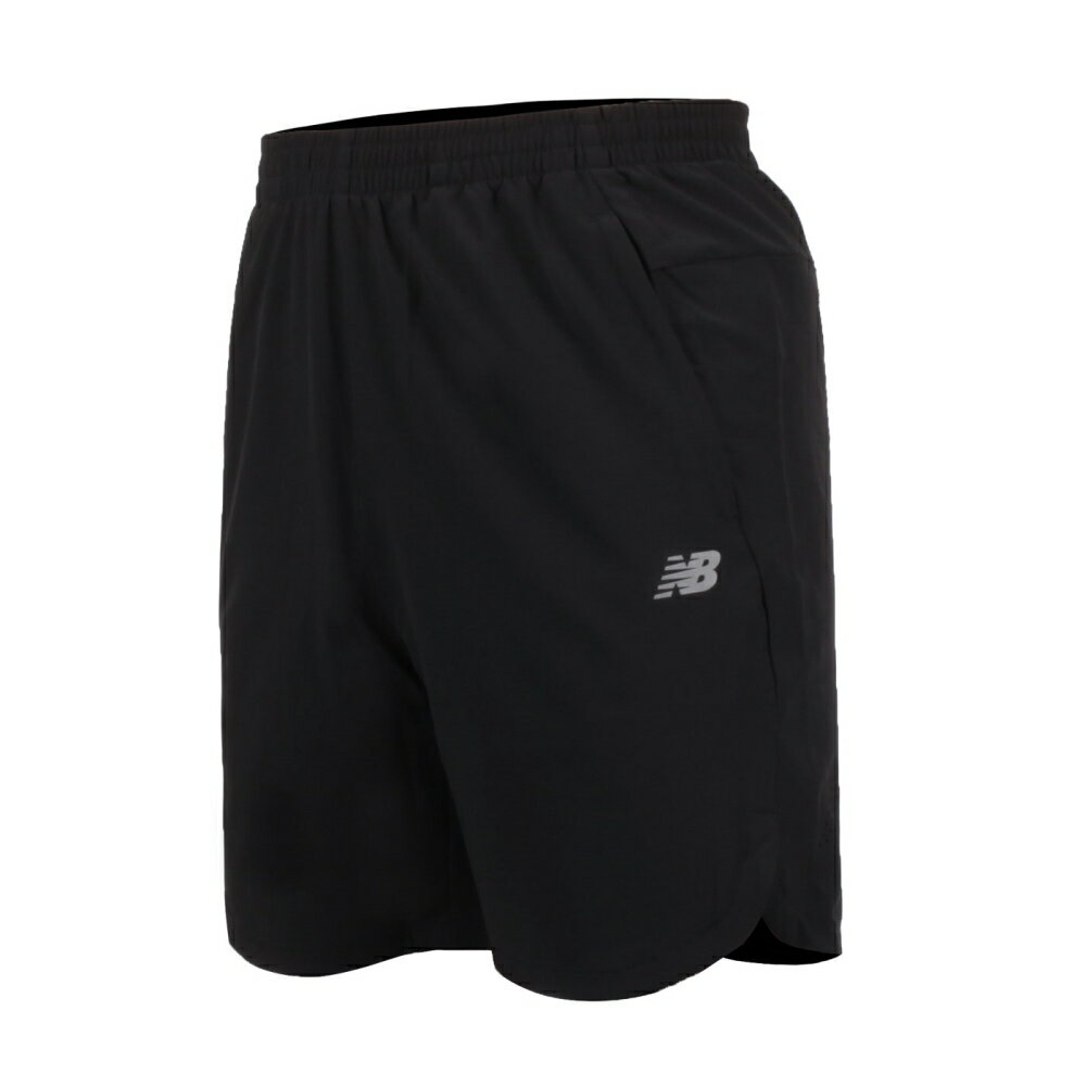 NEW BALANCE 男Q平織短褲(五分褲 慢跑 路跑 反光 NB「5872320189」≡排汗專家≡