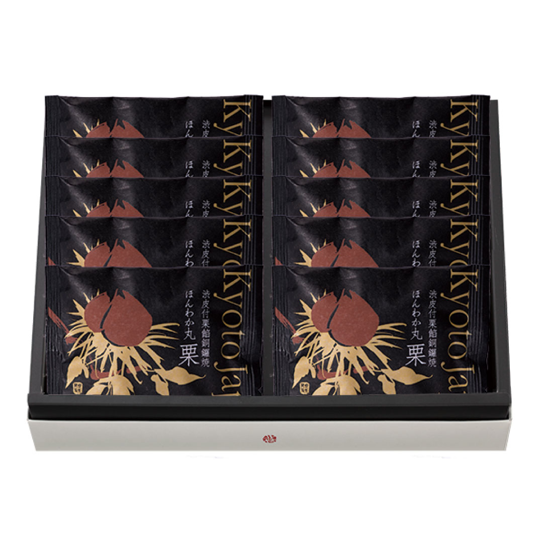 |季節限定|然花抄院 【栗子銅鑼燒10入禮盒】 日式和菓子 日本甜點(栗子銅鑼燒x10) 0