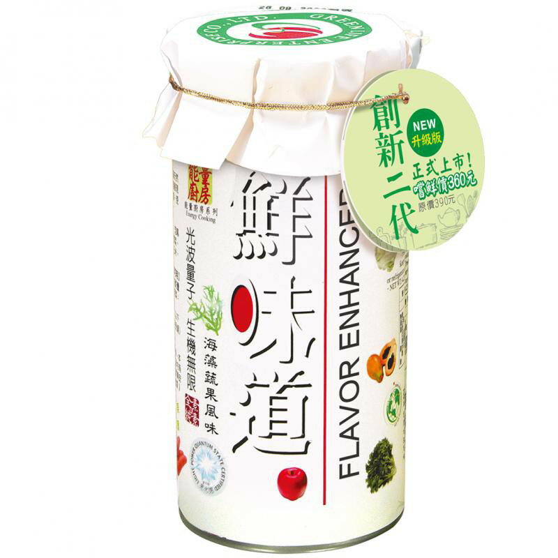 【綠色生活】鮮味道 海藻蔬果風味 120g/罐