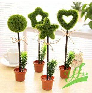 綠植物筆 創意趣味圓珠筆 十天預購