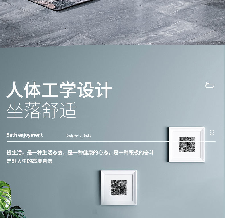 【新店鉅惠】家用成人浴缸小戶型亞克力無縫一體圓形免安裝獨立式浴盆廠家直銷 7