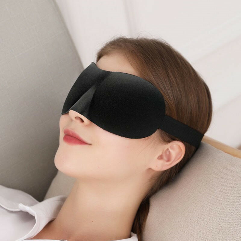 3d眼罩睡眠睡覺遮光透氣護眼專業學生午睡神器耳塞女男防疲勞