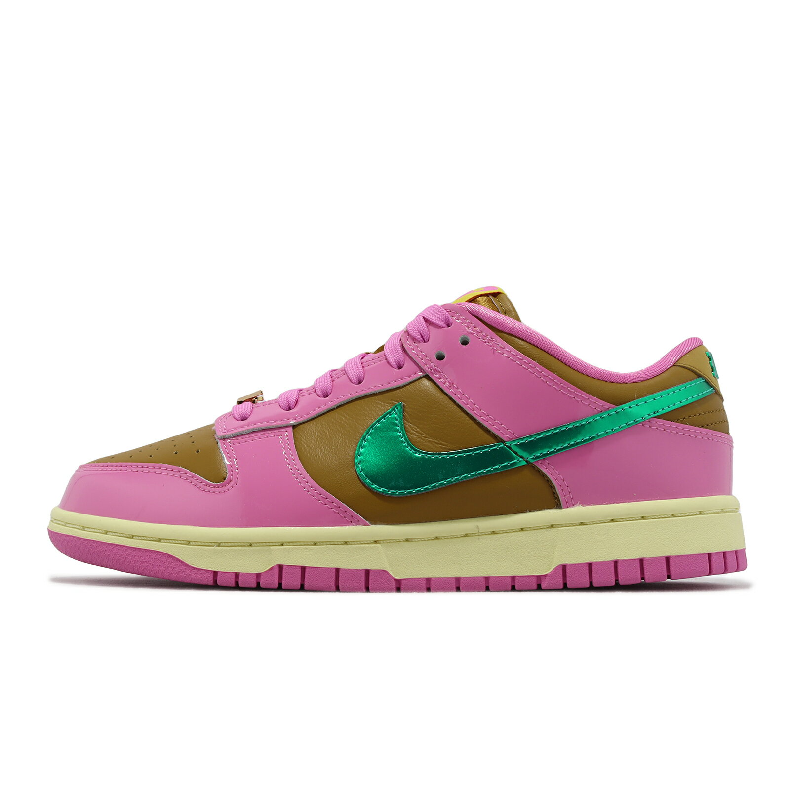 Nike x Parris Goebel Wmns Dunk Low PG QS 女鞋 聯名 粉紅 棕 綠