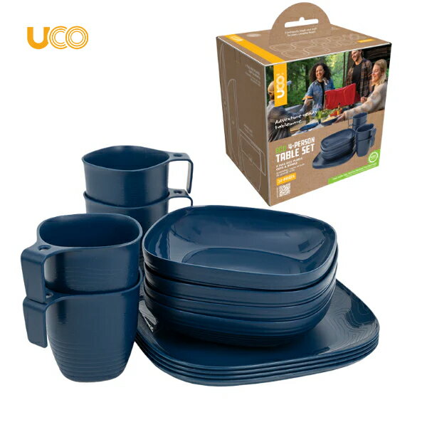 美國【UCO】ECO 4-Person Table Set ECO環保4人餐桌組/輕巧耐用/收納便利
