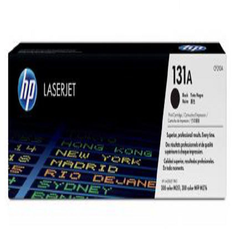 【原裝惠普 131a 黑色硒鼓-1個/組】適用於 200 M251 200 MFP M276彩色印表機 -586001