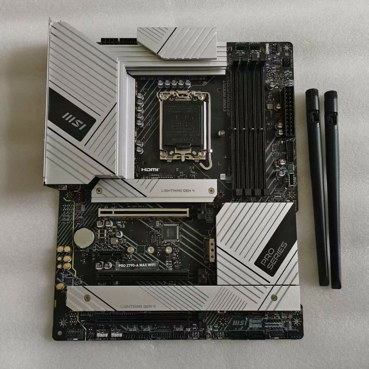 微星 MSI Z790 A MAX WIFI D5 主機板 支援 12 13 14代 CPU DDR5 拆機品 電競 超頻 高效能 主機板 電腦零組件