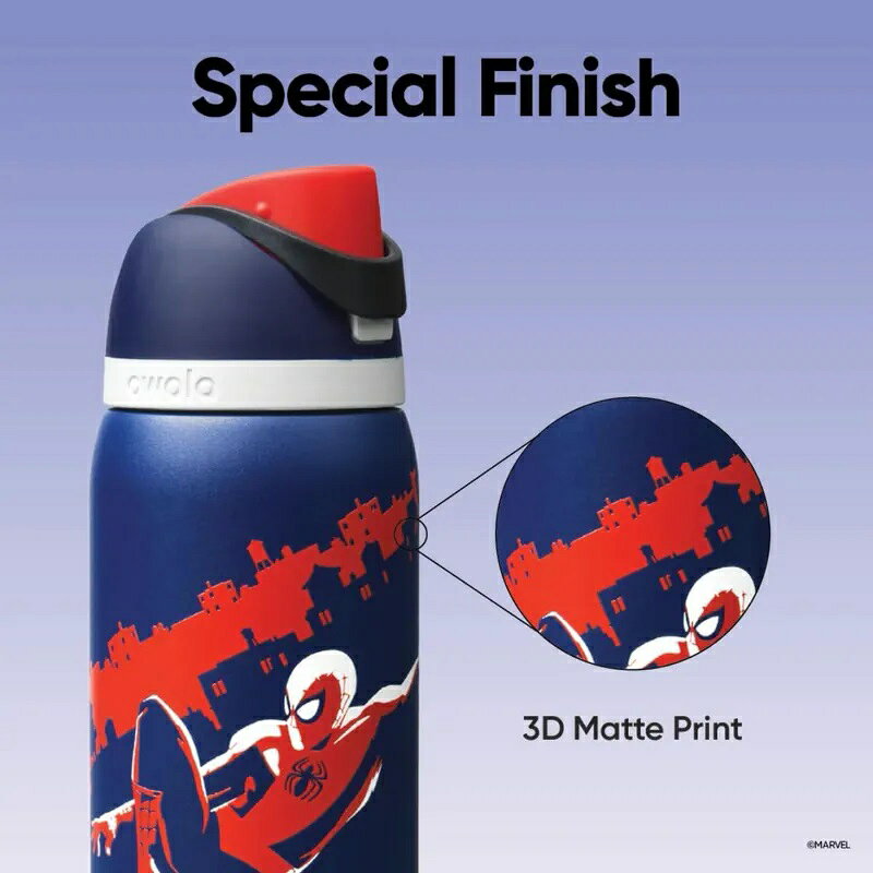 【毒】(代購7天) Owala Spiderman FreeSip 蜘蛛人 漫威 聯名 冷水瓶 水壺 雙飲杯 30oz / 32oz 5