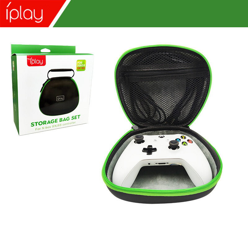 Xbox Series S/X遊戲手柄收納包ONE S X手柄EVA手提拉鏈保護硬包