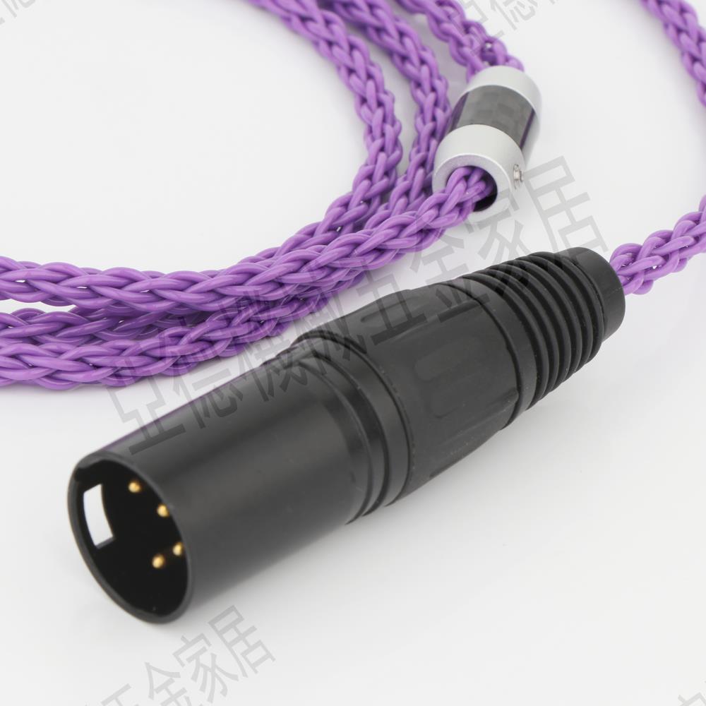耳機鐵三角ATH-R70X R70X升級線安卓蘋果2.5/3.5/4.4平衡線音頻線【亞德機械五金家居】 1