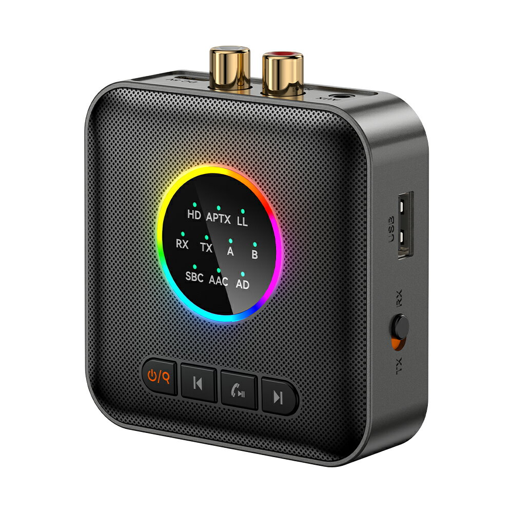 Kamera 藍牙接收發射器 (M10 Pro+) 不挑設備 免持通話 aptX編碼 USB AUX RCA TypeC