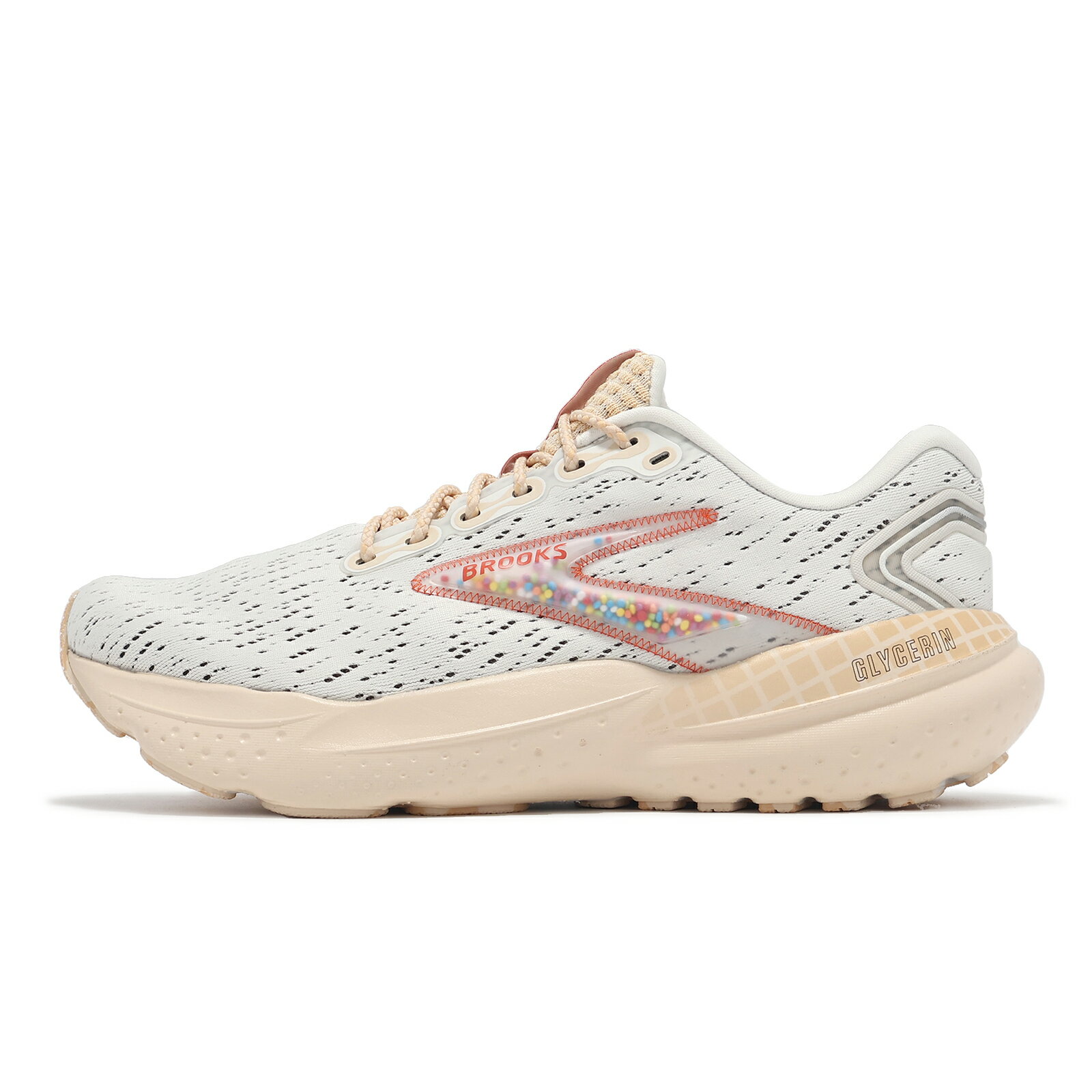 Brooks 慢跑鞋 Glycerin 21 男鞋 灰橘 氮氣中底 厚底 緩衝 甘油系列 運動鞋