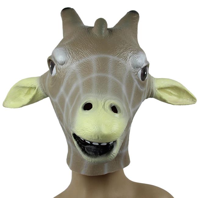 長頸鹿 頭套 長頸鹿面具 動物園 動物 面具/眼罩/面罩 cosplay 派對 變裝 生日【塔克】