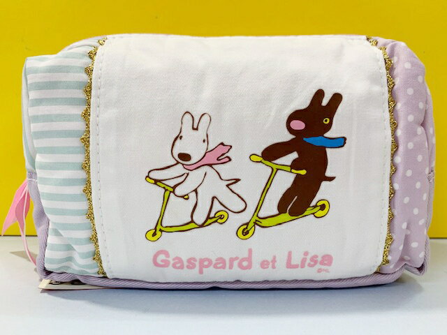 【震撼精品百貨】Gaspard et Lisa 麗莎和卡斯柏 化妝包/收納包-紫#96394 震撼日式精品百貨