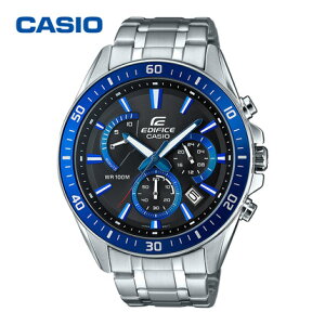 美琪 CASIO汽車儀表藍盤石英鋼帶錶EFR-552D-1A2