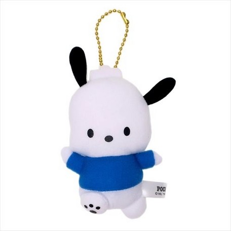 大賀屋 日貨 帕恰狗 吊飾 娃娃 包包 裝飾 擺飾 安撫娃娃 公仔 SANRIO 三麗鷗 正版 J00014852