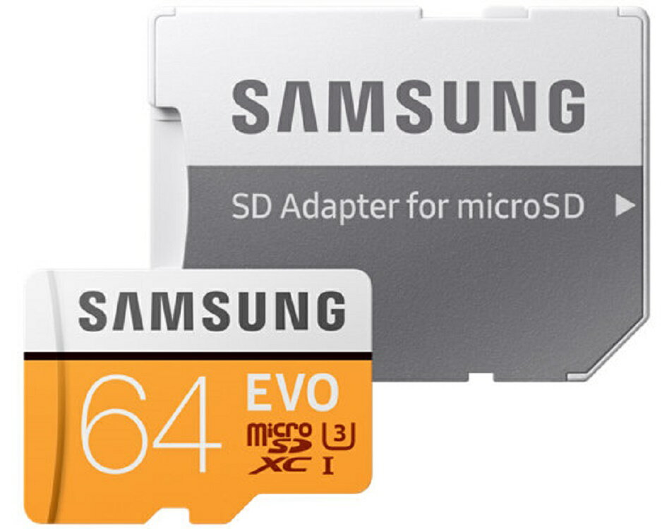 SAMSUNG 64GB 64G microSDXC【EVO 100MB/s】EVO microSD SDXC U3 C10 4K MB-MP64GA 手機記憶卡