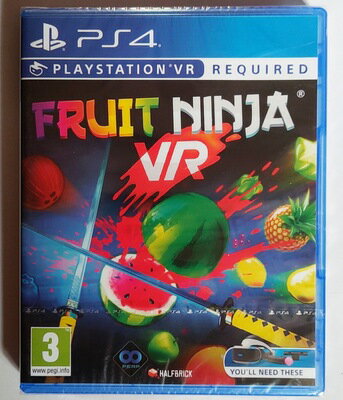 美琪PS4 VR遊戲 水果忍者 切西瓜 Fruit Ninja VR 中文英文合版