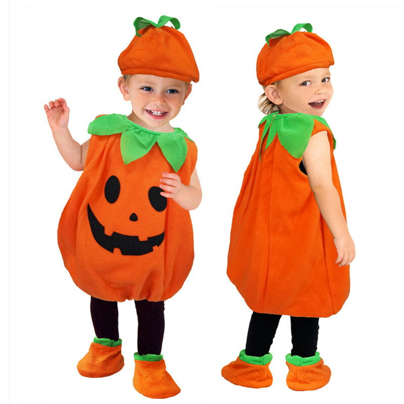 Baby童衣 萬聖節兒童南瓜表演套裝 寶寶角色扮演服 COSPLAY化裝舞會道具服 88957