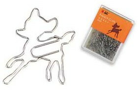 【文具通】已停產 售完為止 ABEL 力大牌 造型 迴紋針 小鹿 刺蝟 飛鼠 貓咪 P206