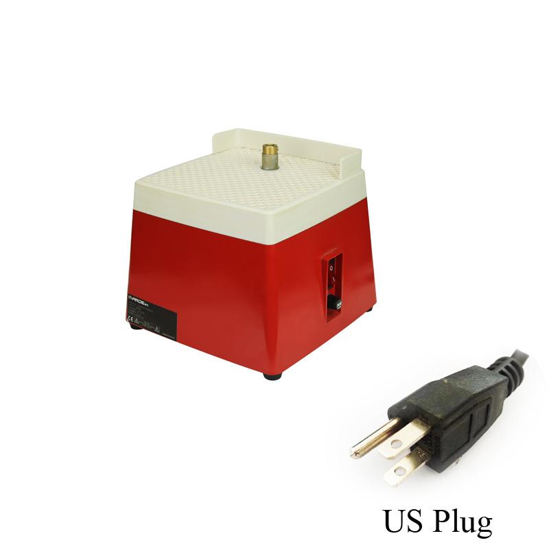 【110V美規】紅色水磨臺 小型打磨機電動工具 防塵磨邊機研磨玻璃