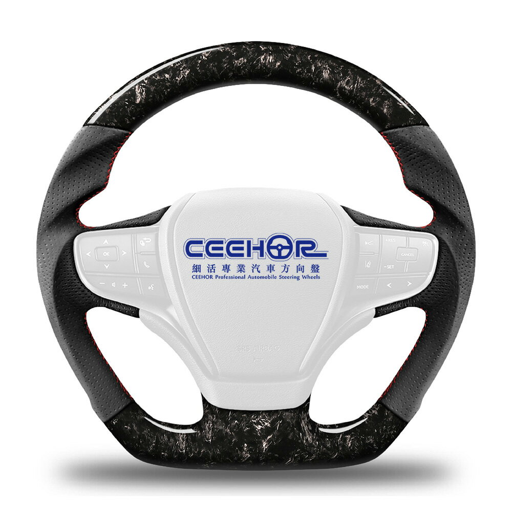 [細活方向盤] 鍛造碳纖維款 ES LS UX LEXUS 凌志 變形蟲方向盤