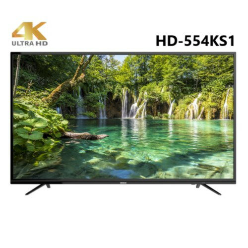 HERAN 禾聯 55吋 4K 連網液晶顯示器+視訊盒 HD-554KS1