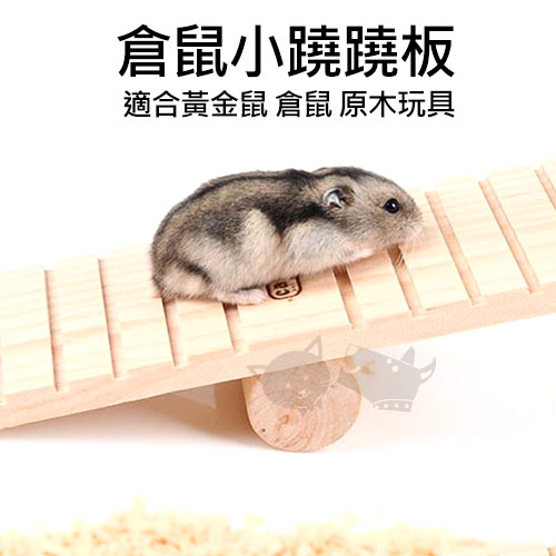 《story》倉鼠原木蹺蹺板/ 小動物黃金鼠 可愛鼠適用