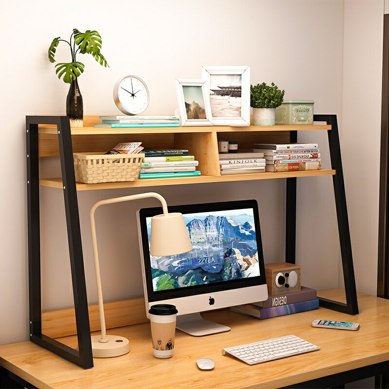 書架桌面置物架小型創意多功能鐵藝學生大容量簡易桌上小戶型家用