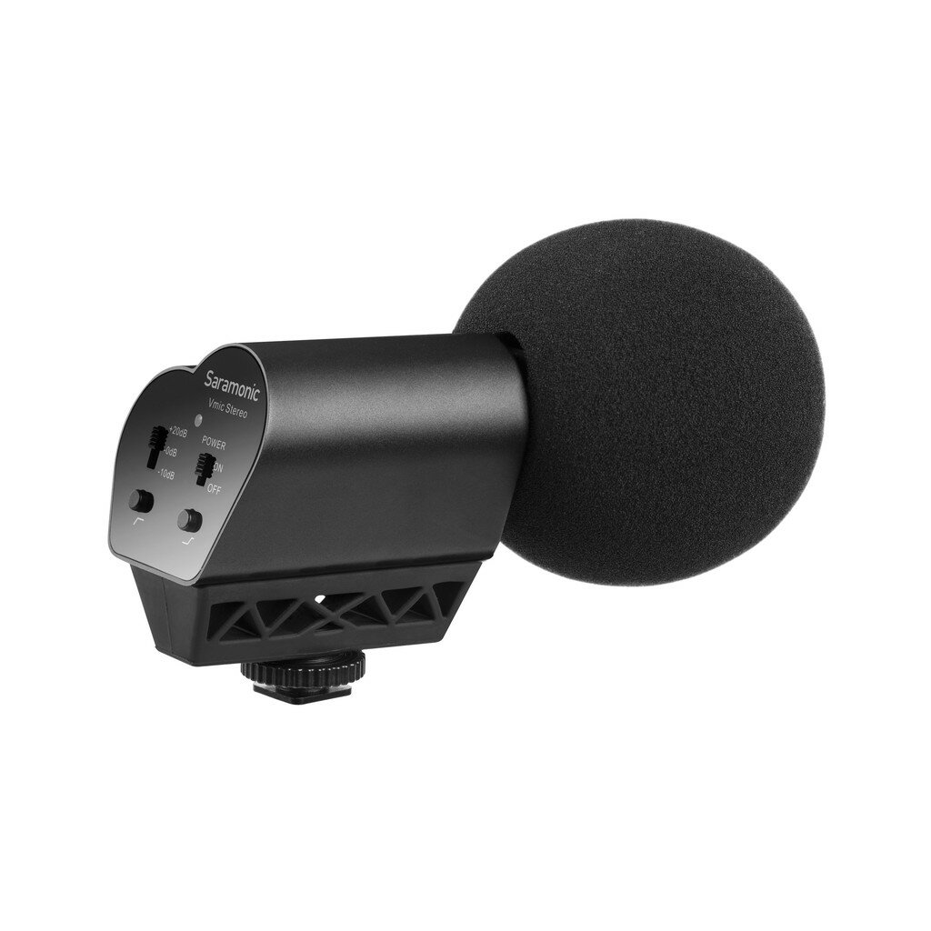 【EC數位】Saramonic Vmic Stereo 大胖麥克風 真立體聲 心形收音電容式麥克風 錄影