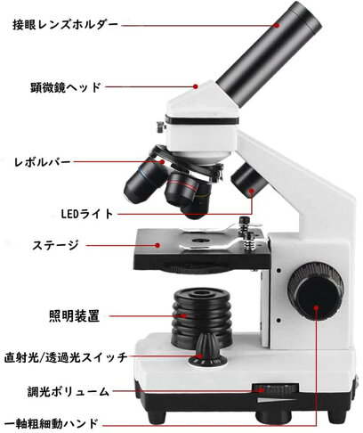 SOLOMARK【日本代購】 單眼實體顯微鏡 40X-640X倍率 手機適配器 1