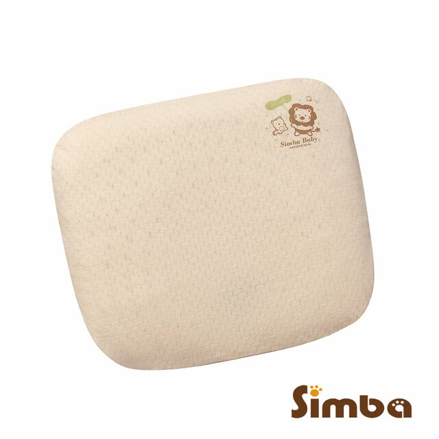 台灣【Simba 小獅王】有機棉乳膠塑型枕(約26x30cm)