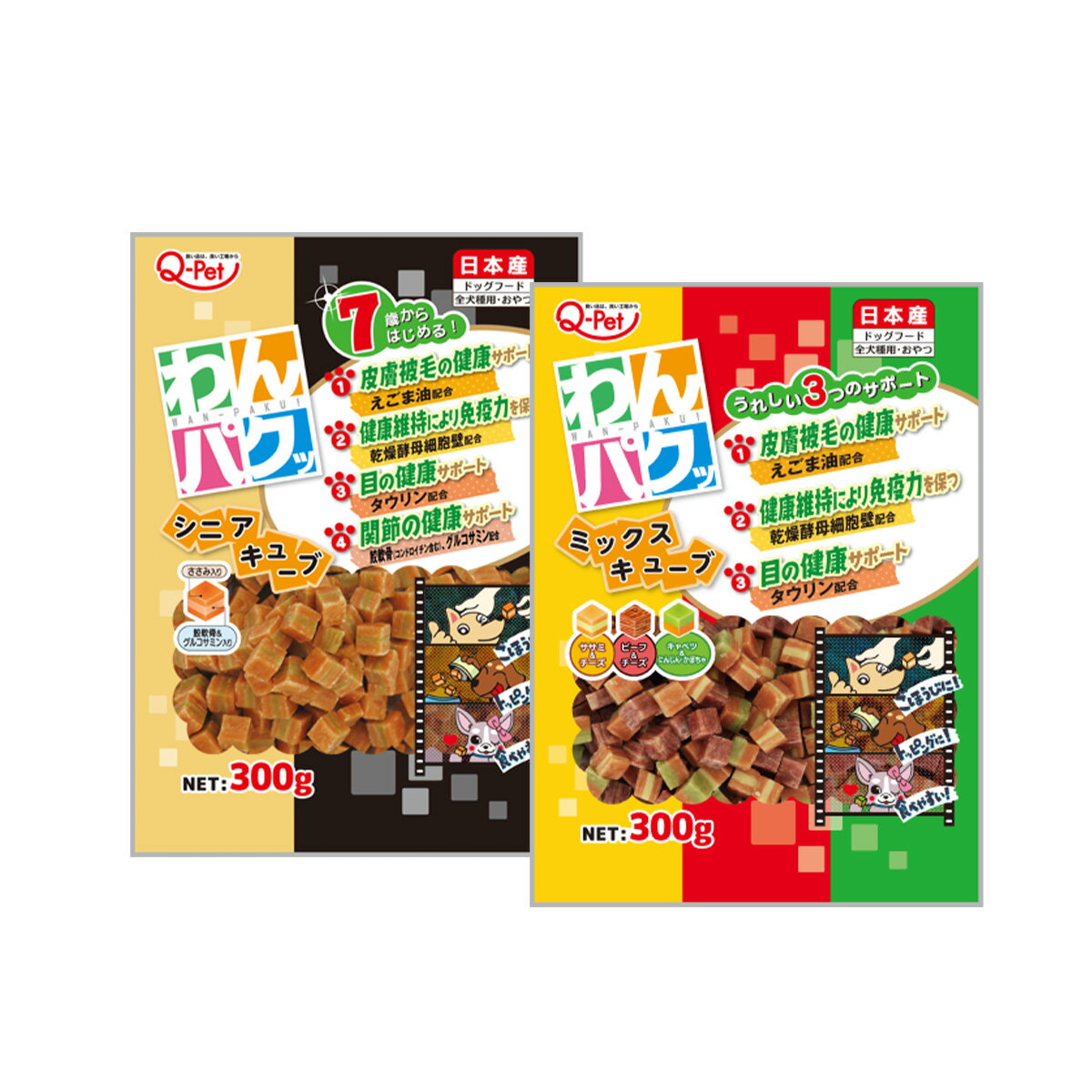Q-Pet 巧沛 日本進口 口福系列狗零食 寵物零食 狗肉條