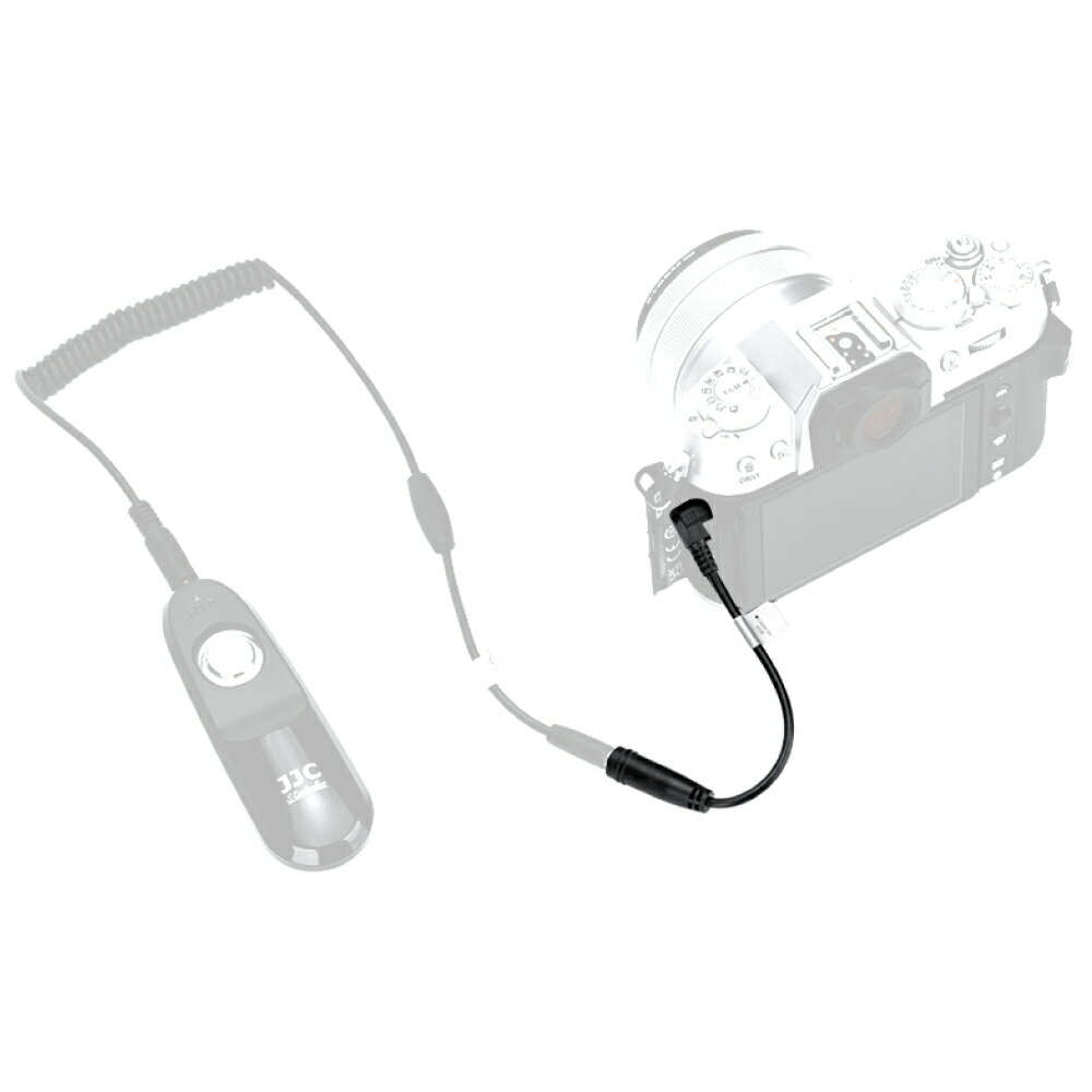 又敗家@JJC富士副廠Fujifilm快門線端子RR-100 2.5mm轉3.5mm轉接器CABLE