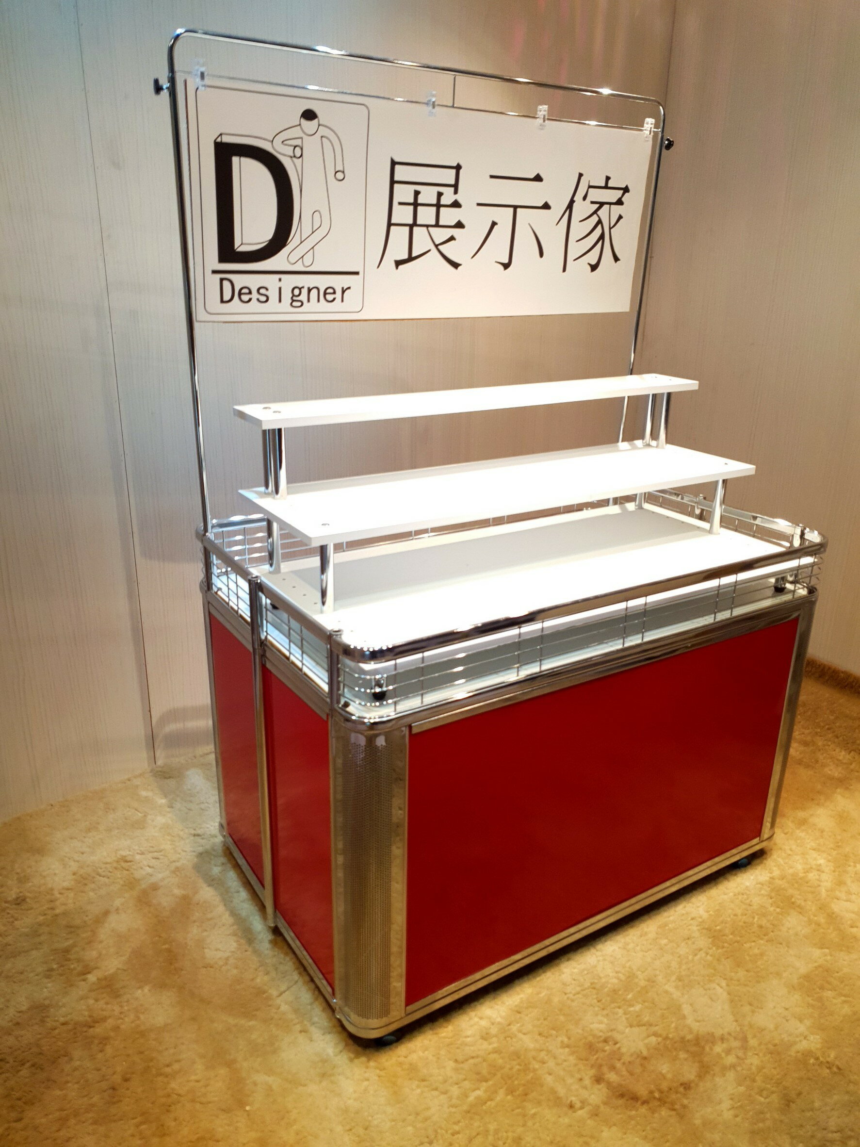 木板拍賣車/花車/販賣台 2種顏色、2種尺寸可選(長120cm) 1
