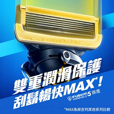 吉列Proshield鋒護系列刮鬍刀 (1刀架2刀頭) 0