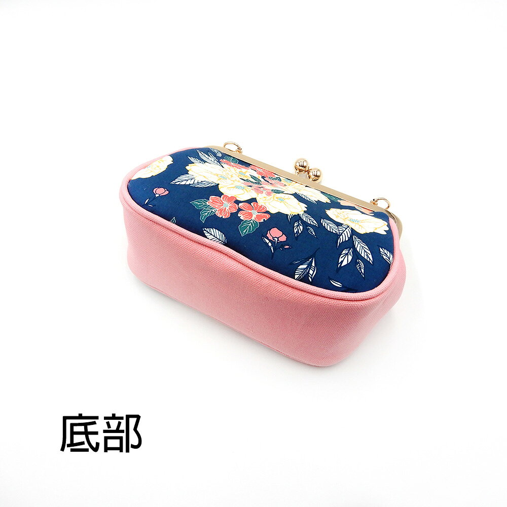 Miranda Handmadex覓品竹北手作店-手提斜背寬底口金包-繁花似錦 3