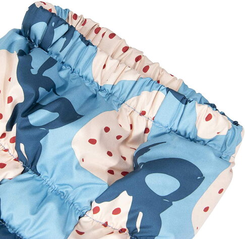 Nishikawa【日本代購】西川 羽絨 暖腿套 Mantano Thermo白鴨絨-草莓藍色 1