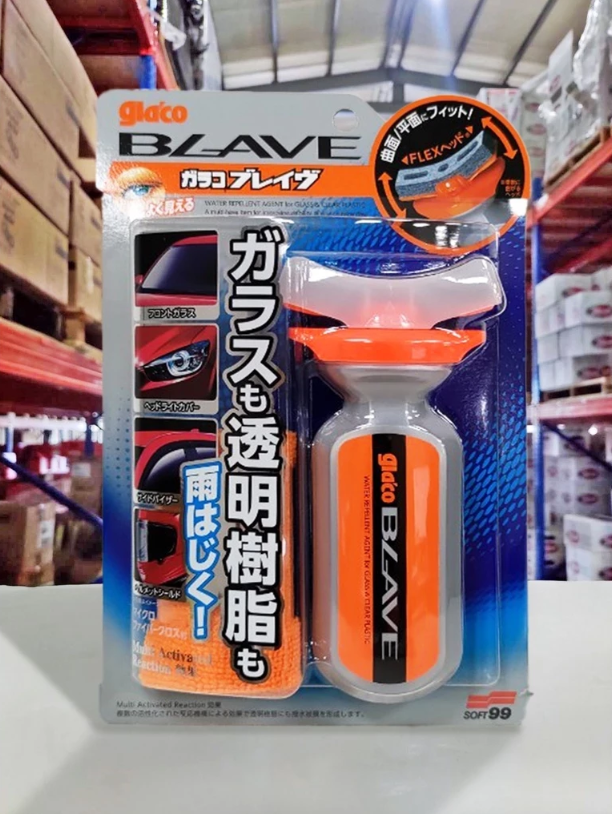 『油工廠』SOFT99 Glaco BLAVE 免雨刷(曲面) 潑水劑 樹脂 塑膠鏡片 燈殼 安全帽 C317