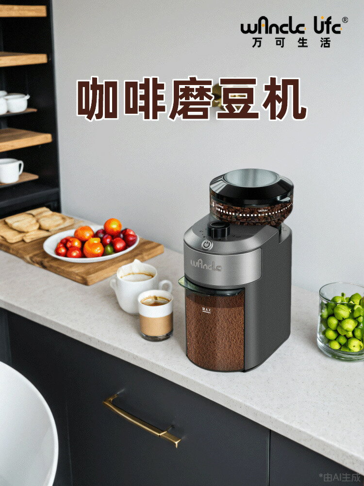 【臺灣公司 可打統編】2025新款WANCLE咖啡豆研磨機家用電動摩卡磨豆機意式手衝美式便攜