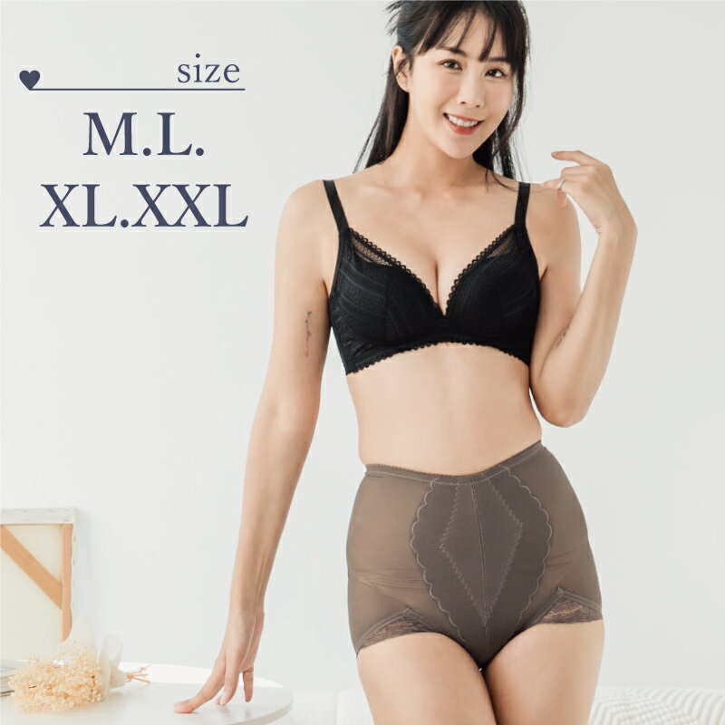 束褲/波波小百合竹炭纖維機能縮腹提臀調整女高腰三角束褲 台灣製 0