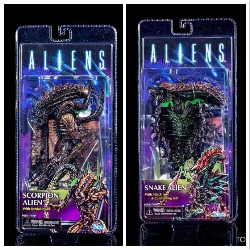 NECA 戰鬥異形 異形蟲 異形契約異形大戰鐵血戰士周邊手辦